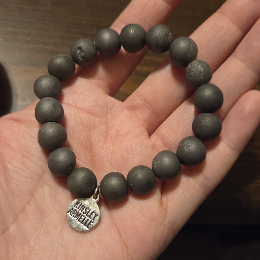 Kinsley Armelle Druzzy Gemstone Beaded Bracelet